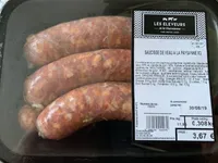 Saucisses de veau a la paysanne