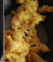 Émincé de poulet au curry