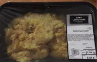 Emincé de poulet au curry