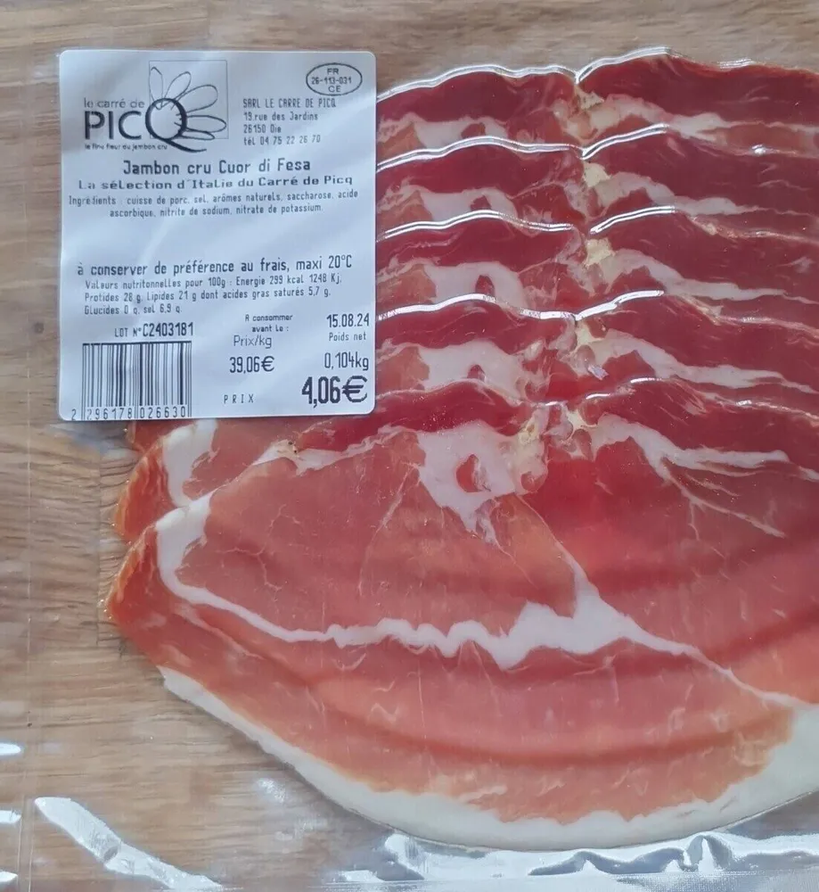 Jambon cru Cuor di Fesa