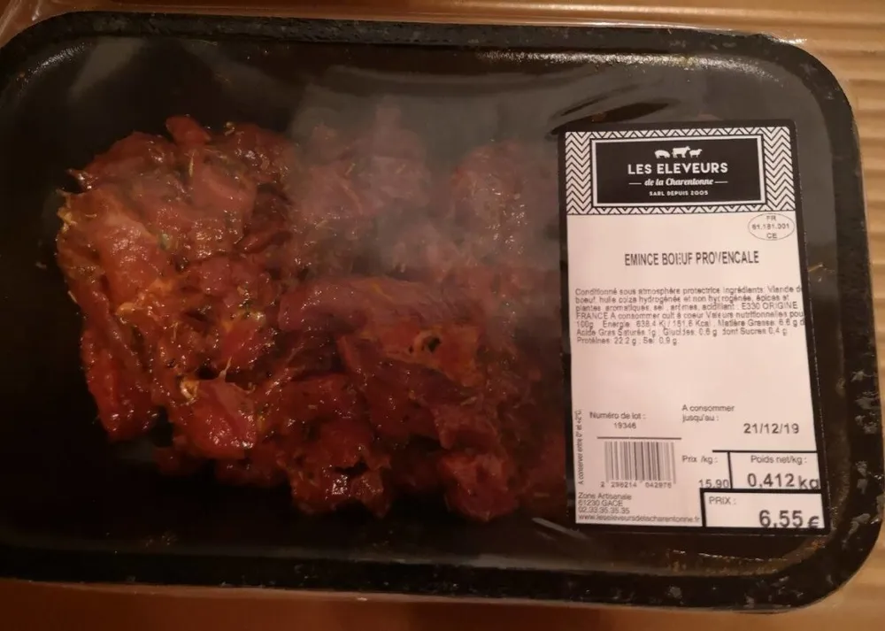 Émincé bœuf provençale