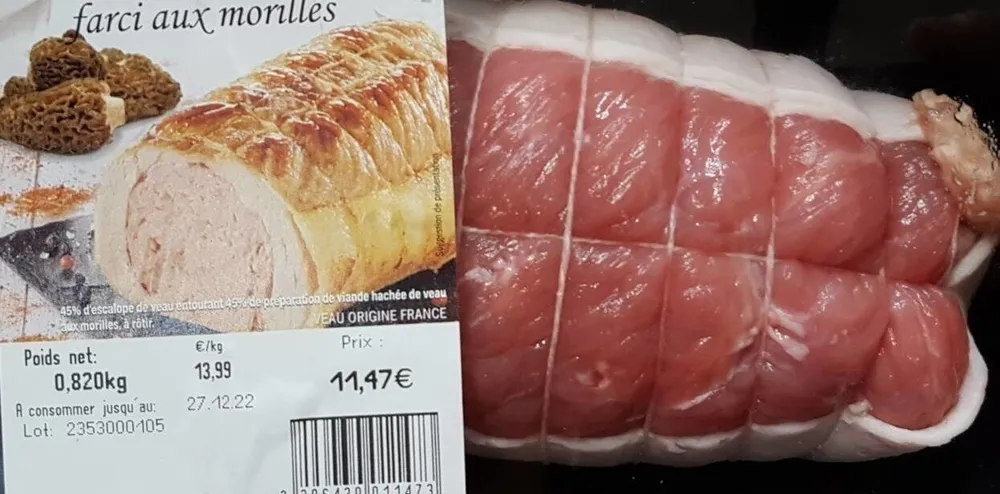 Roti de veau farci aux morilles
