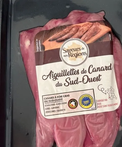Aiguillettes de canard du sud ouest