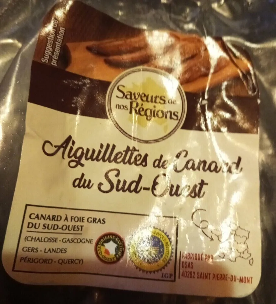 Aiguillettes de canard du sud ouest