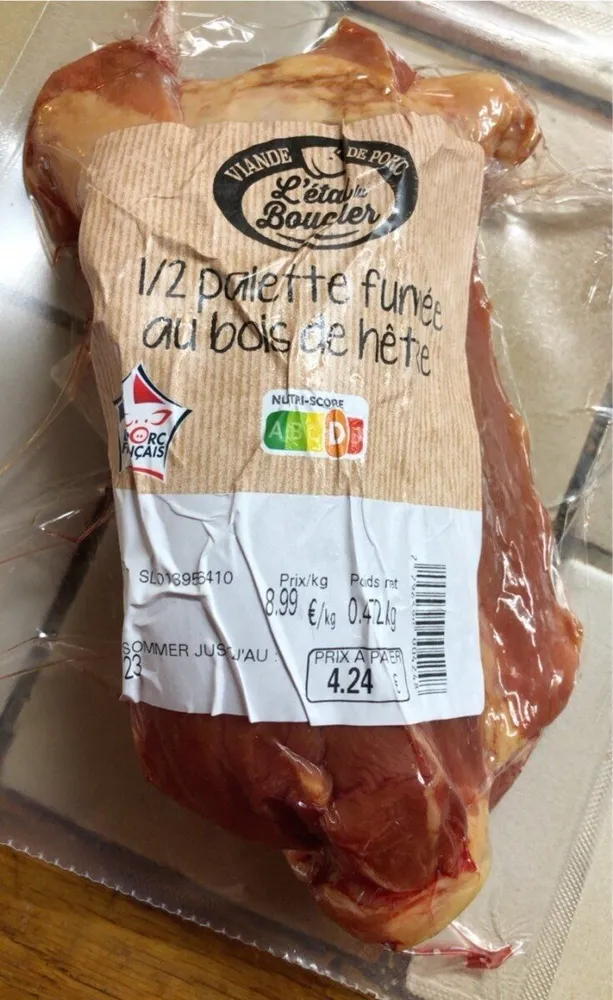 1/2 palette fumée au bois de hêtre