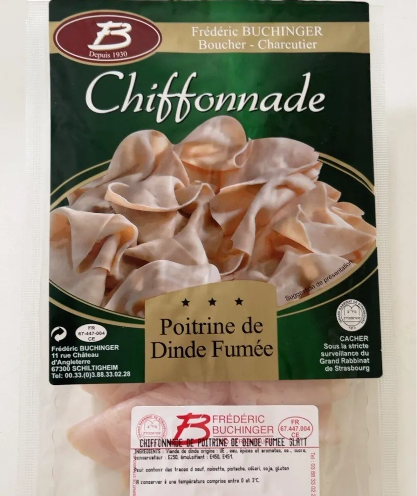 Poitrine de dinde fumee