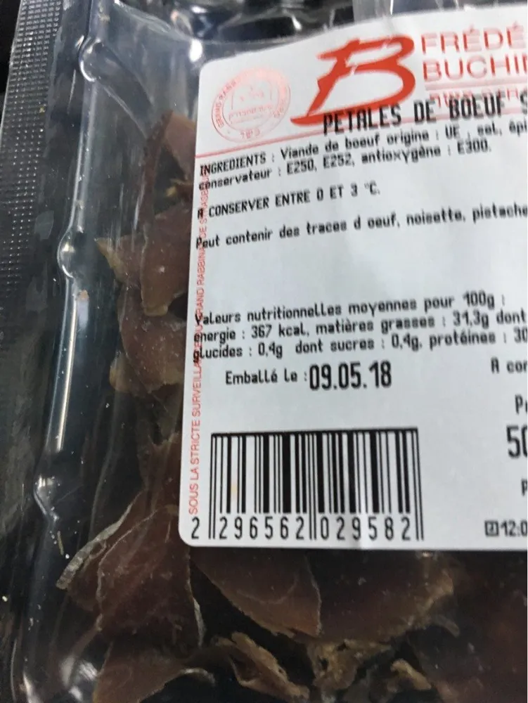 Petakes de boeuf