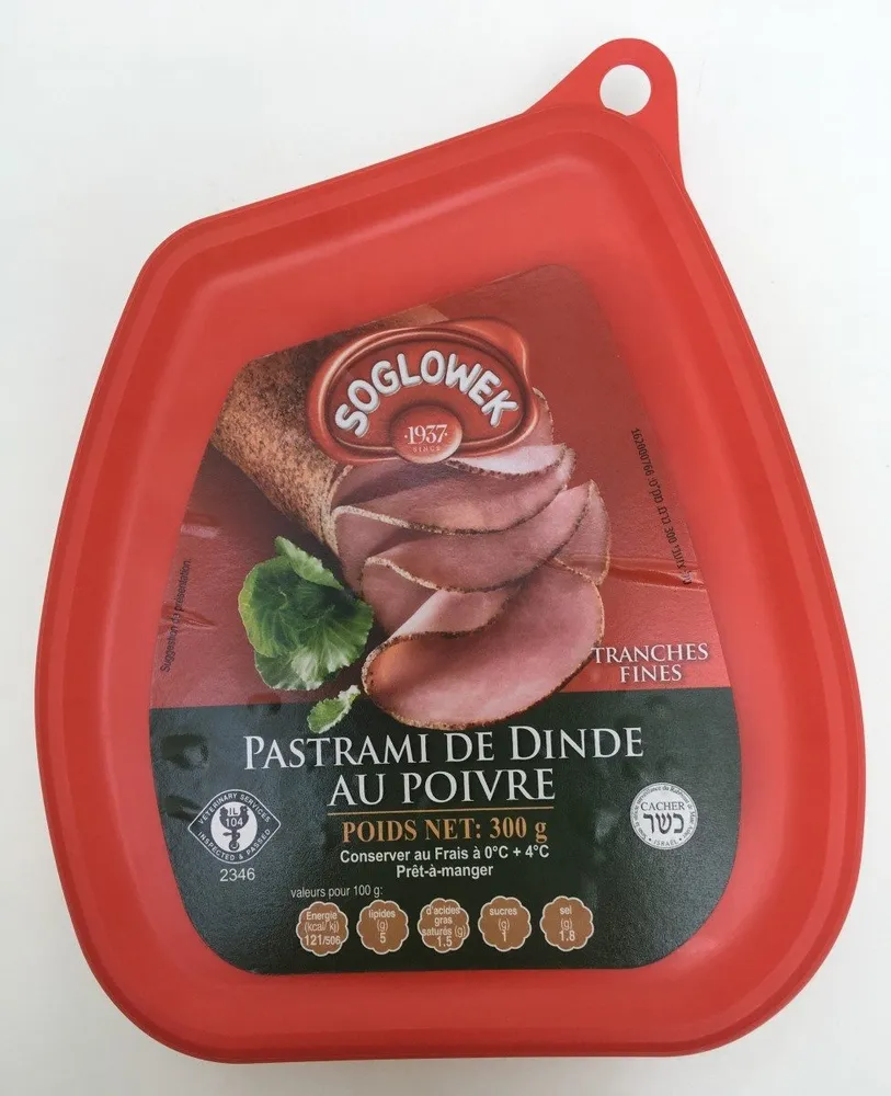 Pastrami de dinde au poivre