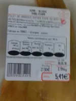 Filet de haddock entier fumé au bois de hêtre