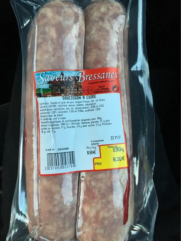 Saucisson à cuire