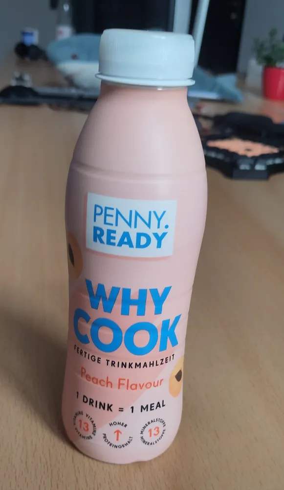 Why Cook Trinkmahlzeit Peach Flavour