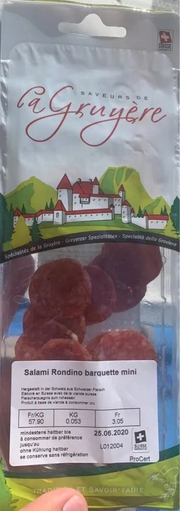 Salami Rondino barquette mini