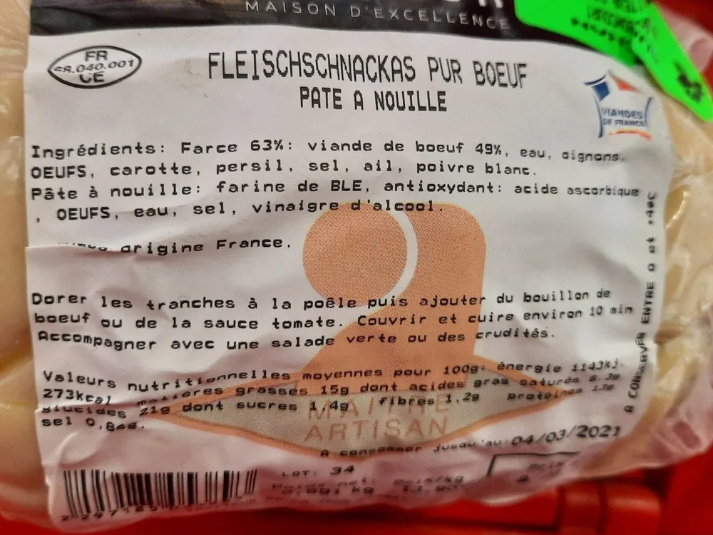 Fleischschnackas
