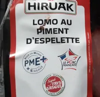 Lomo au piment d'Espelette