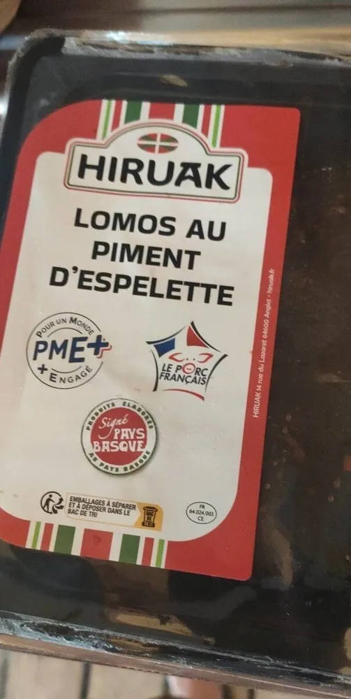Lomo hiruak piment Espelette