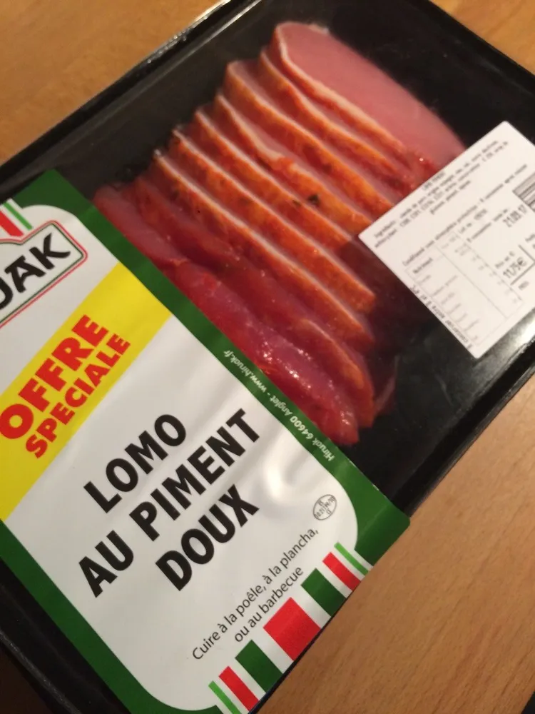 Lomi au piment doux