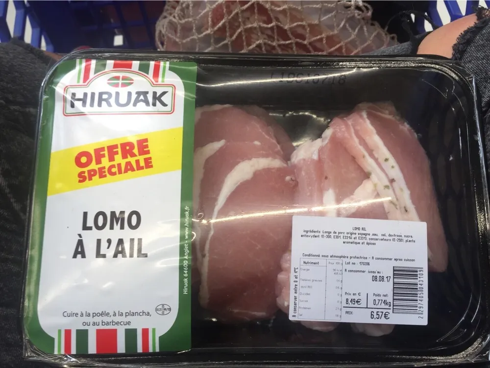 Lomo à l'ail