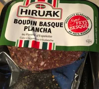 Boudin basque plancha