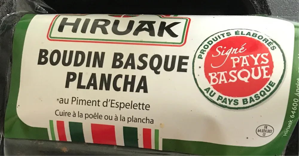 Boudin basque