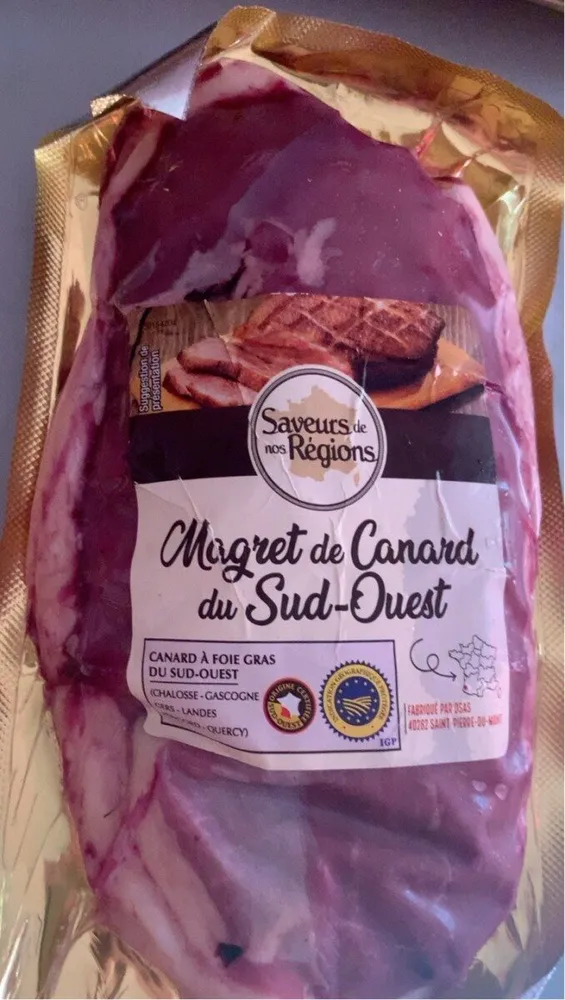 Magret de canard du sud ouest