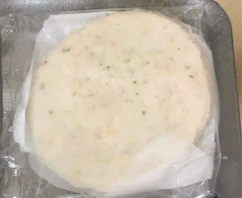 Hamburguesa de merluza y gambas