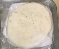 Hamburguesa de merluza y gambas