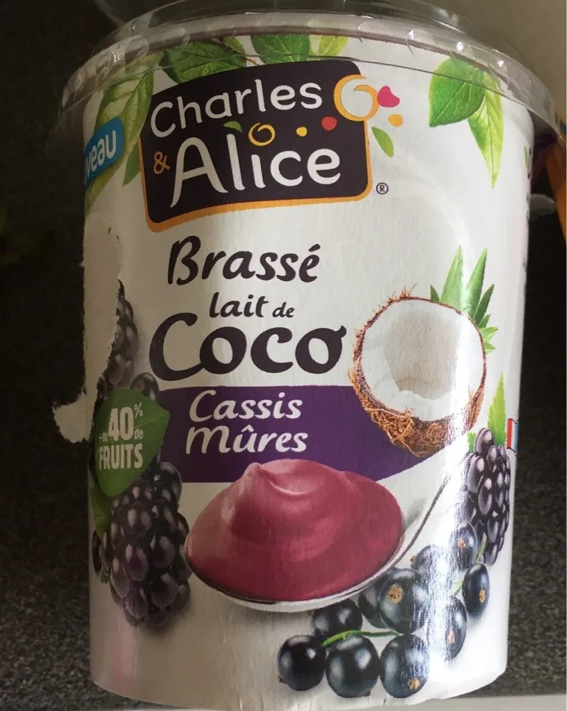 Brasse lait de coco cassis mures