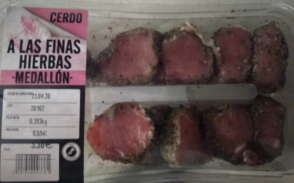 Solomillo cerdo a las finas hierbas