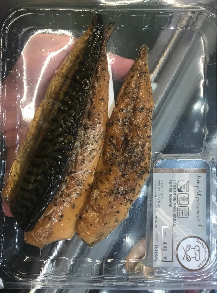 Filet maquereau fumé poivre