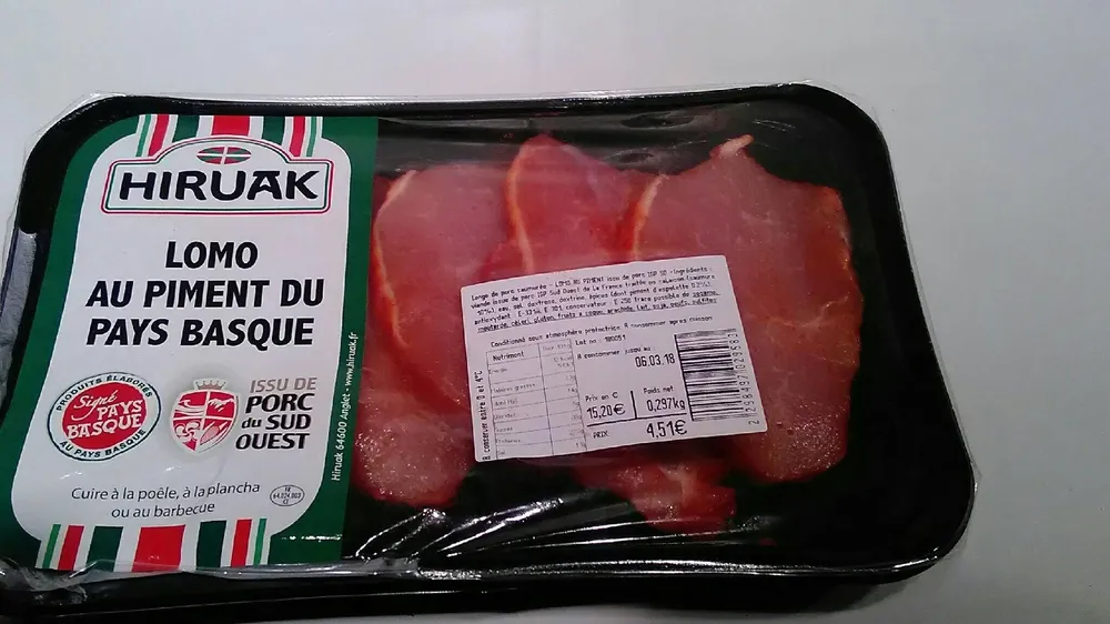 Lomo au piment du pays basque