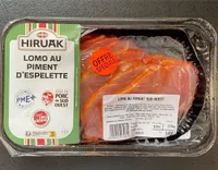 Lomo au piment d’espelette