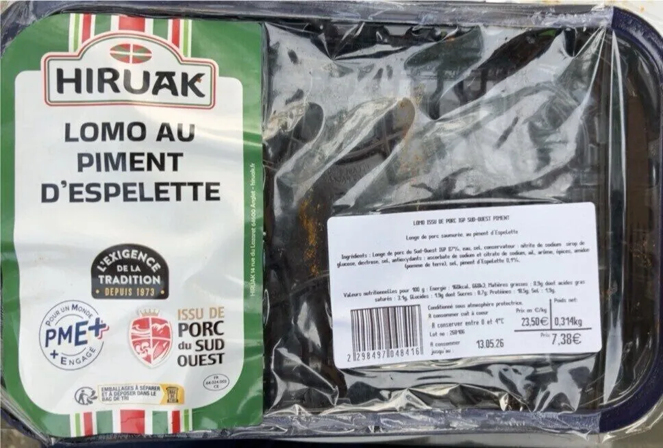 Lomo au piment d’Espelette