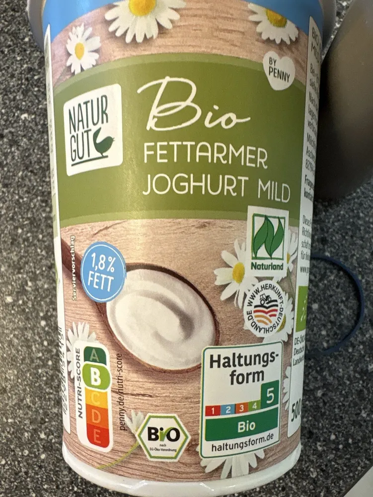Bio Fettarmer Joghurt Mild