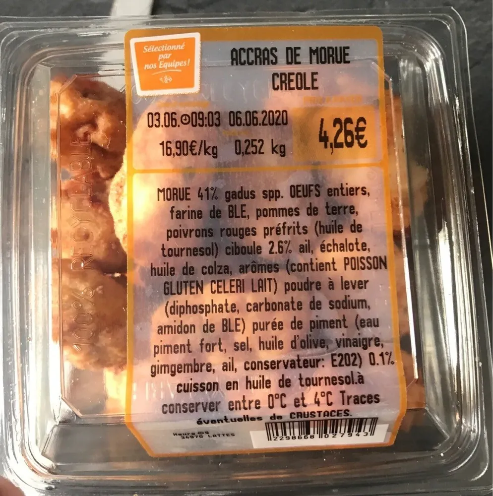Accras de morue creole