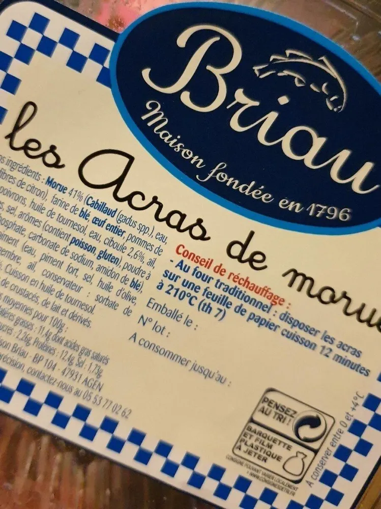 Les acras de morue
