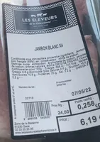 Jambon blanc x4