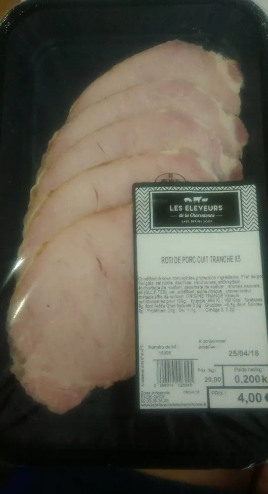 Roti de porc cuit x5