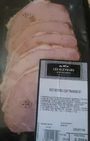 Rôti de porc cuit tranché