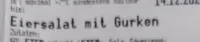 Eiersalat mit Gurken