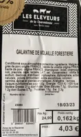 Galantine de volaille forestière