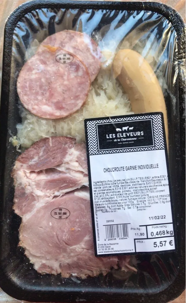 Choucroute garnie