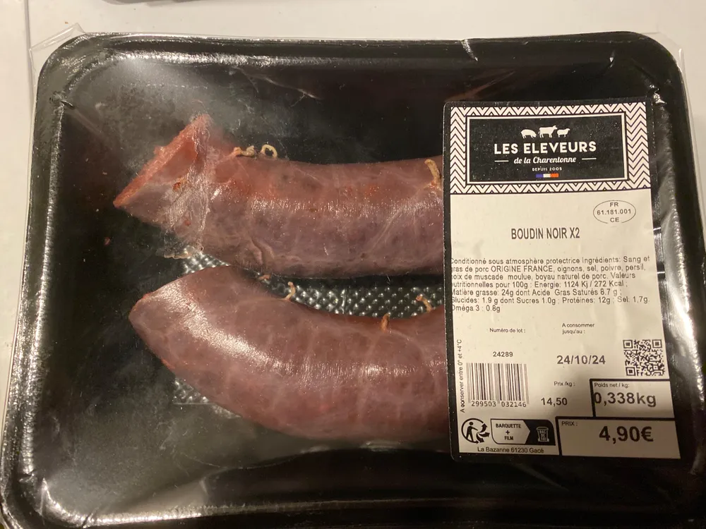 Boudin noir