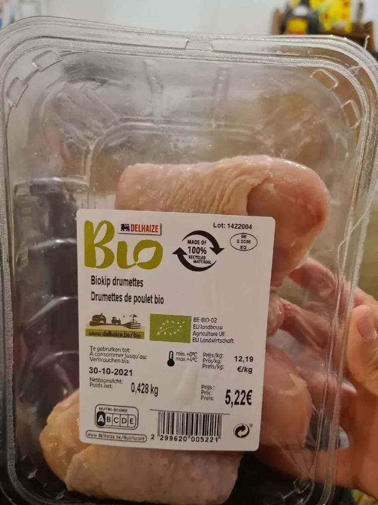 Drumettes de poulet bio