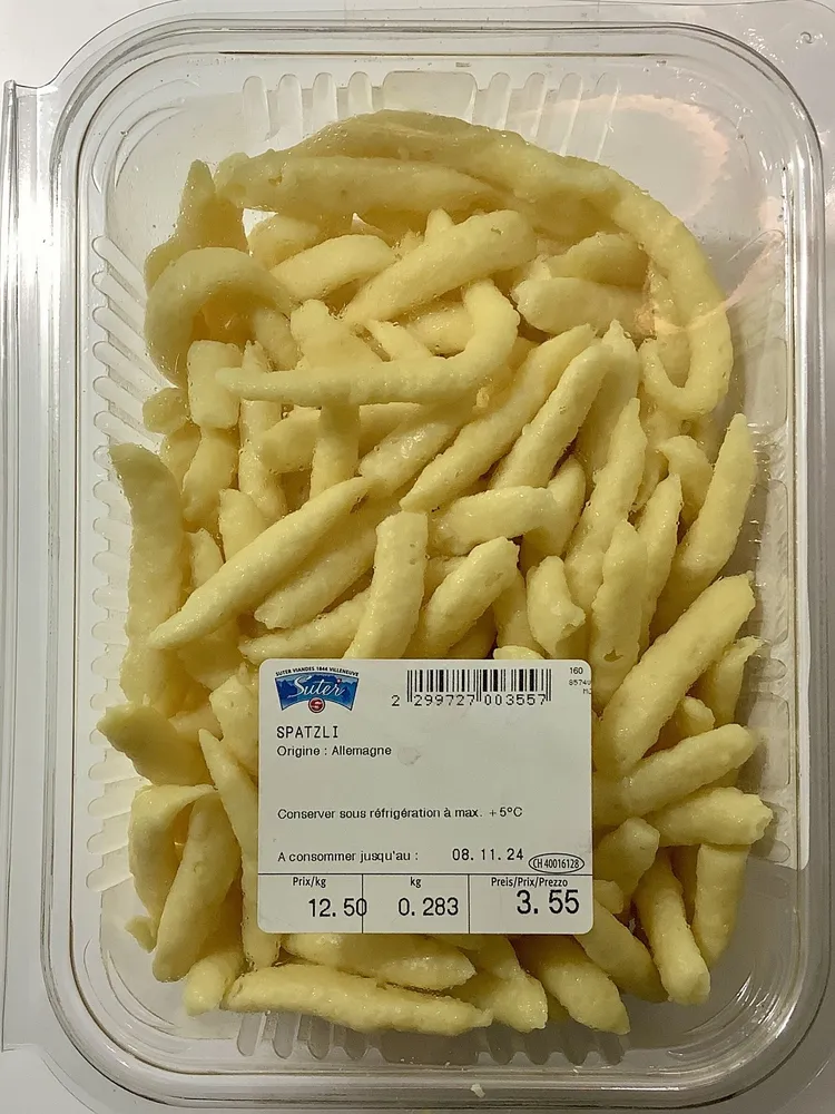 Spätzli aux œufs