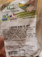 Boudin blanc au porto