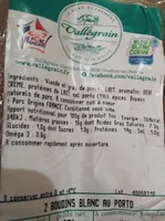 Boudin blanc au porto