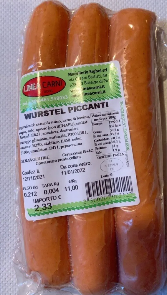 Würstel piccanti