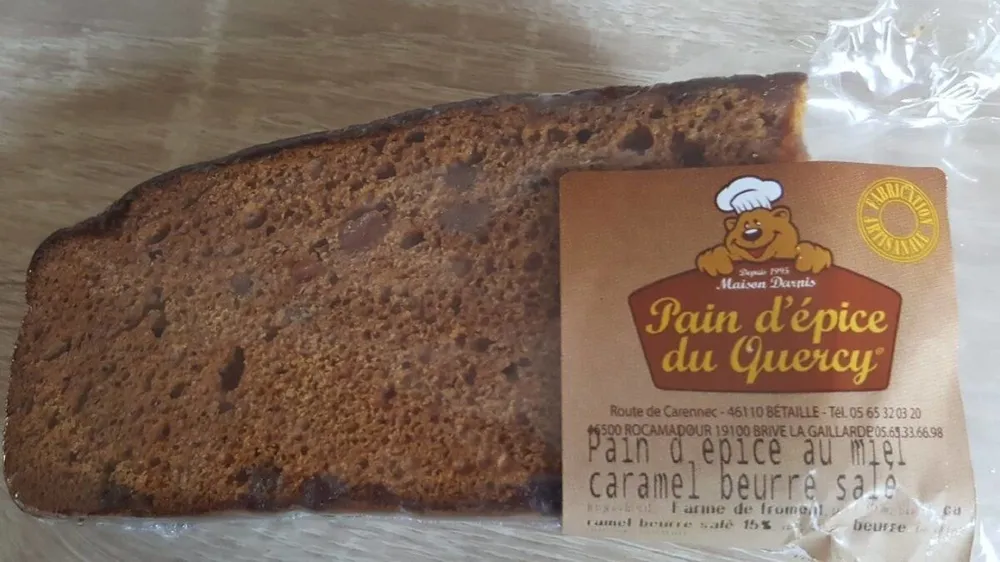 Pain d'épice au pépites de caramel