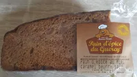 Pain d'épice au pépites de caramel