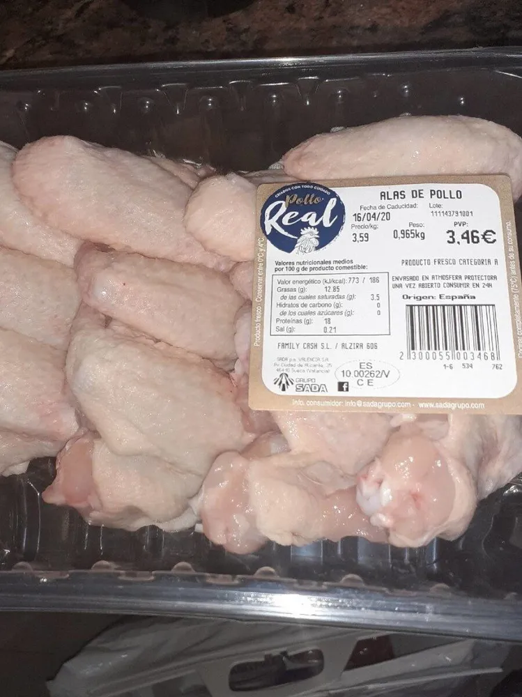 Alas de pollo